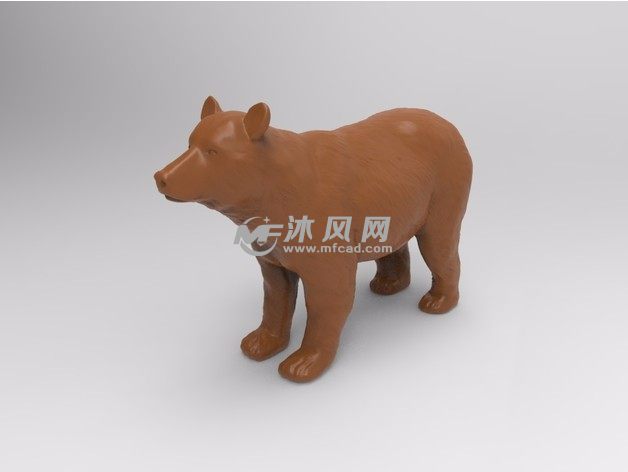 小棕熊模型效果图