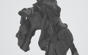 中世纪欧洲战马细节图