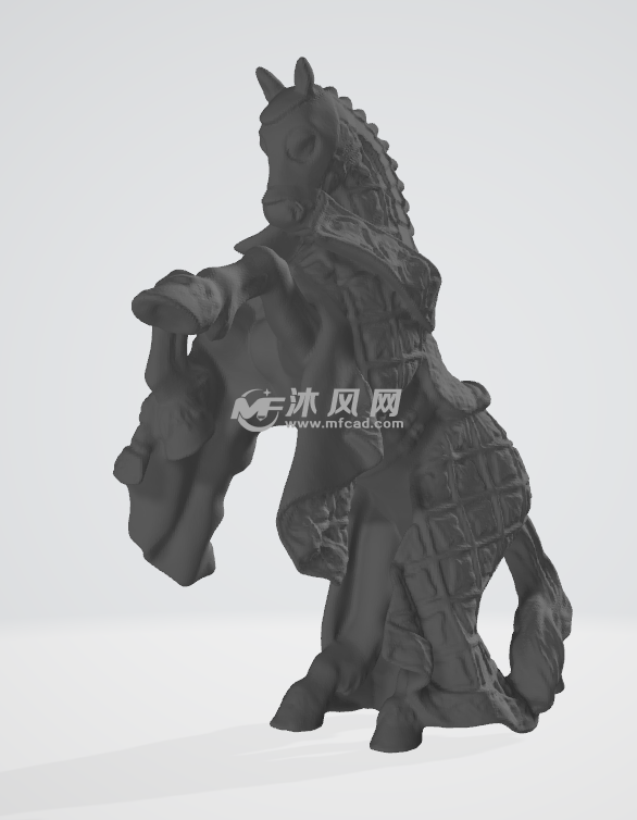 中世纪欧洲战马细节图