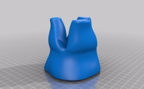 牙模盒子模型底部