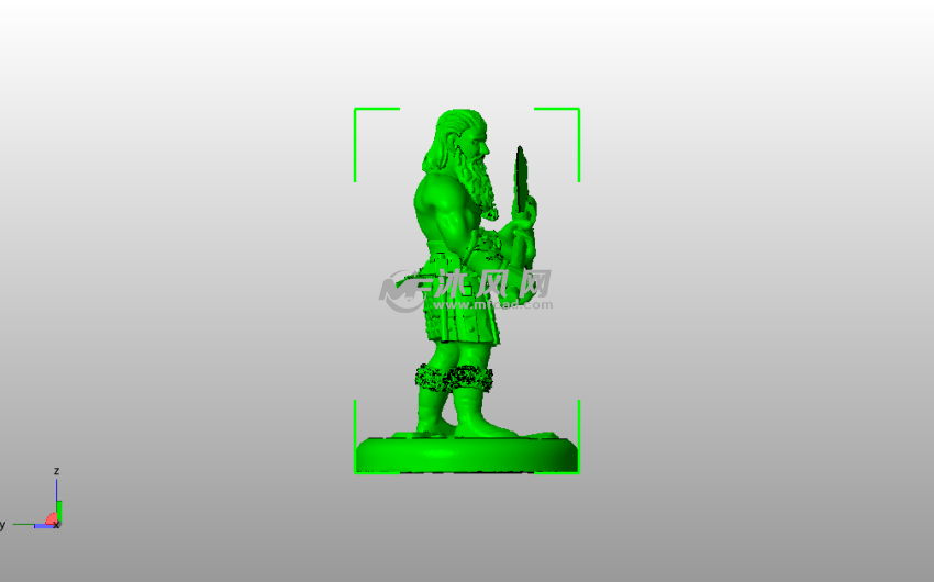 野蛮补锅匠侧视图