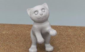 站立的小猫主视图