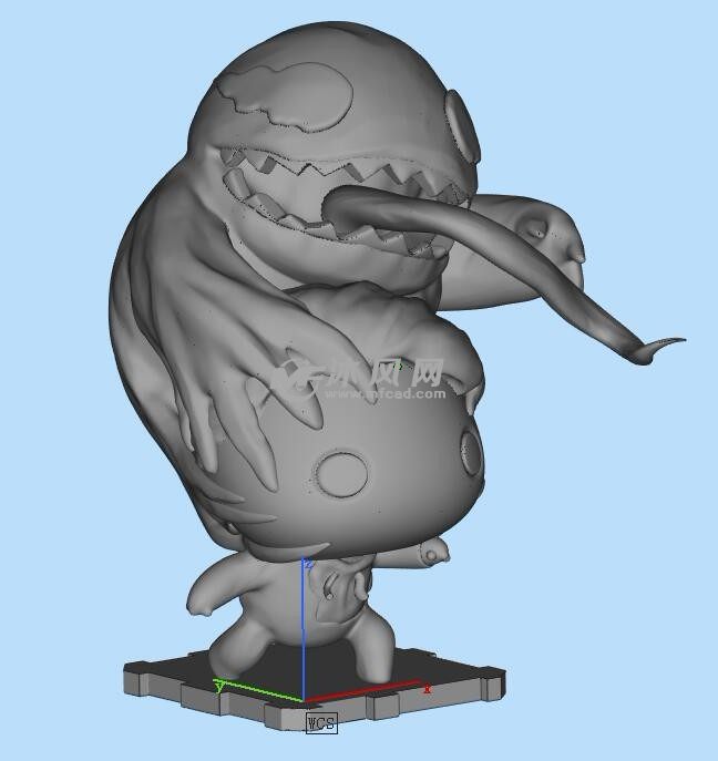 Q版毒液打印模型