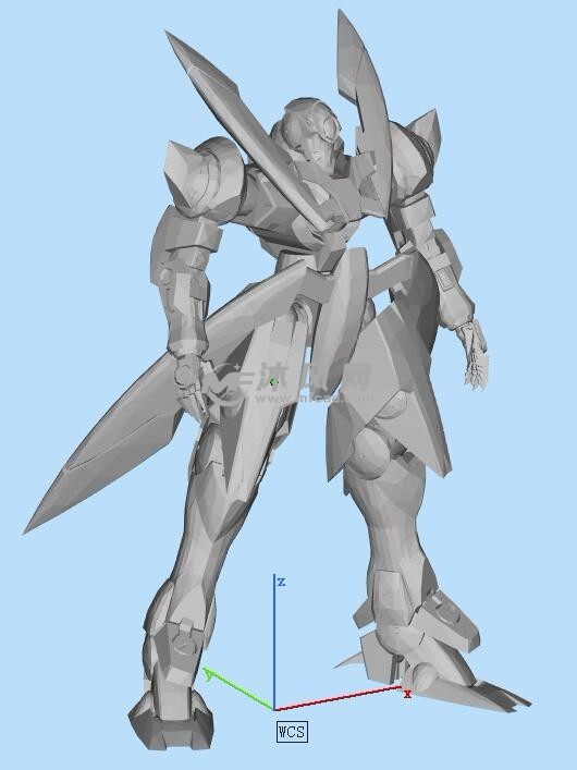 高达机器人三维模型