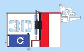 打印机三维模型
