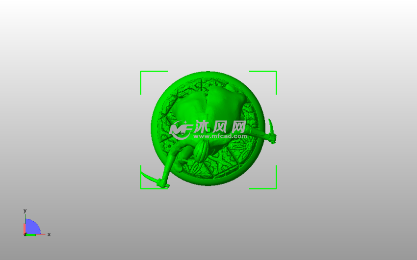 Asarogue全身像俯视图