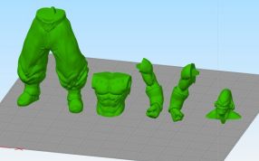  Super Buu全身像零件图