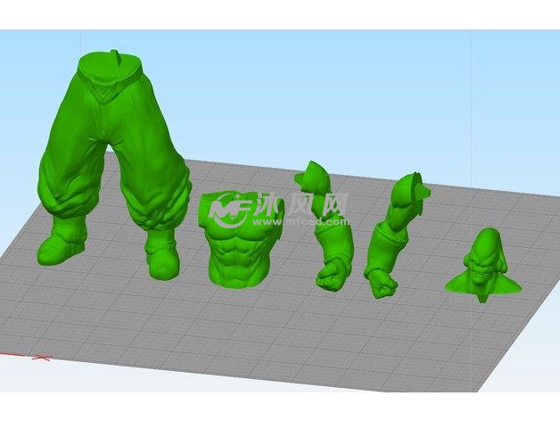  Super Buu全身像零件图