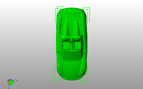 保时捷卡宴俯视图