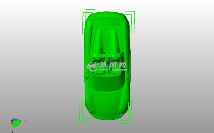 保时捷卡宴俯视图