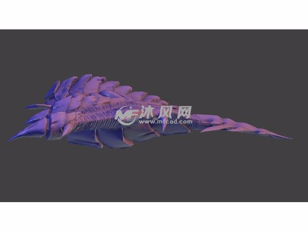 巢穴领主模型侧视图