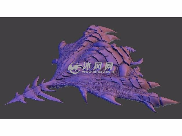 巢穴领主模型斜视图