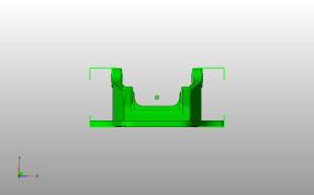 德国飞机踏板主视图