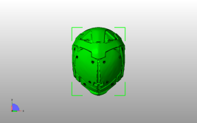 机器人面具俯视图