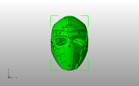 机器人面具主视图