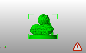 两个花生模型侧视图