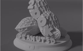 两个花生模型效果图