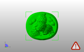 两个花生模型俯视图