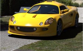 路特斯车模实物图