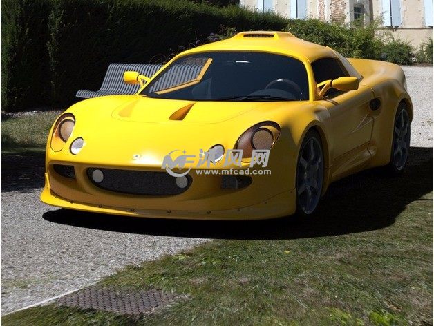 路特斯车模实物图