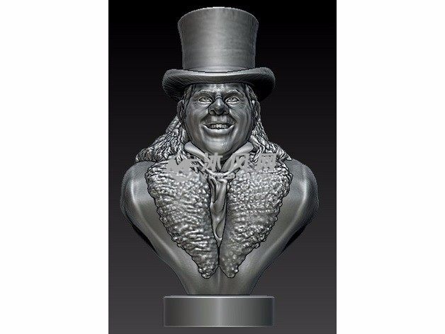 美国牛仔半身像效果图