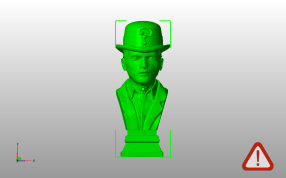 谜语人半身像主视图