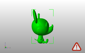 米老鼠钥匙链侧视图