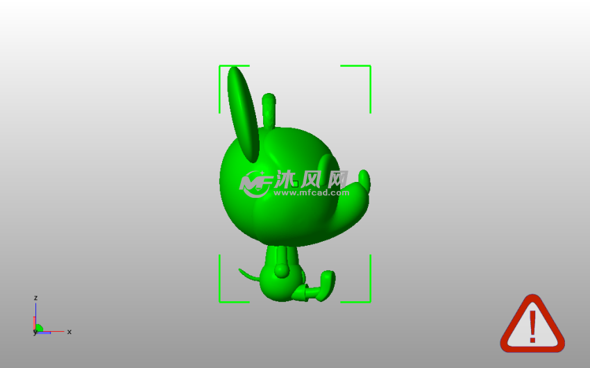 米老鼠钥匙链侧视图