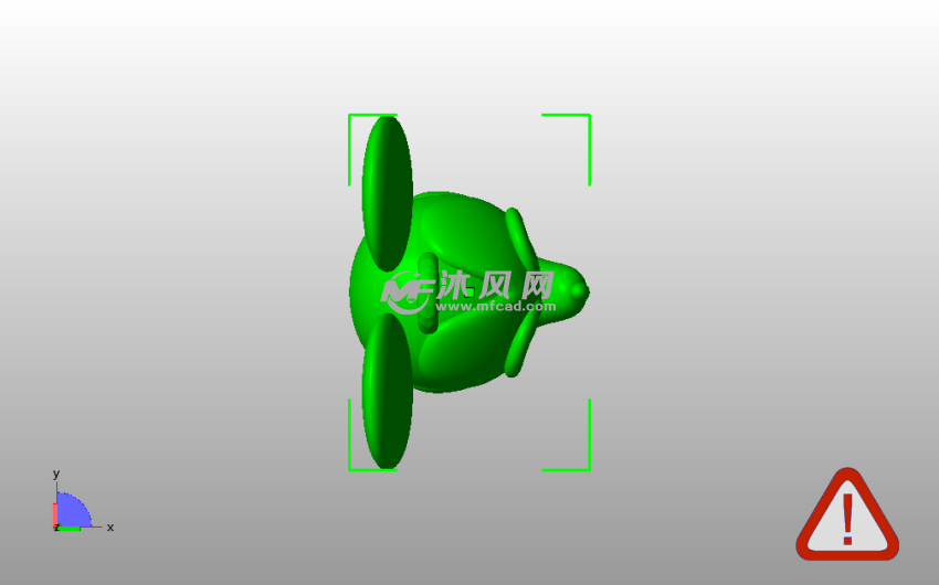 米老鼠钥匙链俯视图