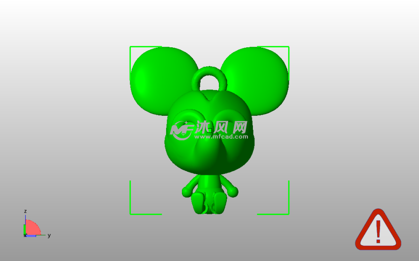 米老鼠钥匙链主视图