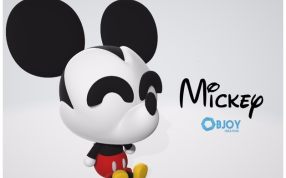 米老鼠钥匙链效果图