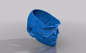 帕尔帕廷头像面具中间部分