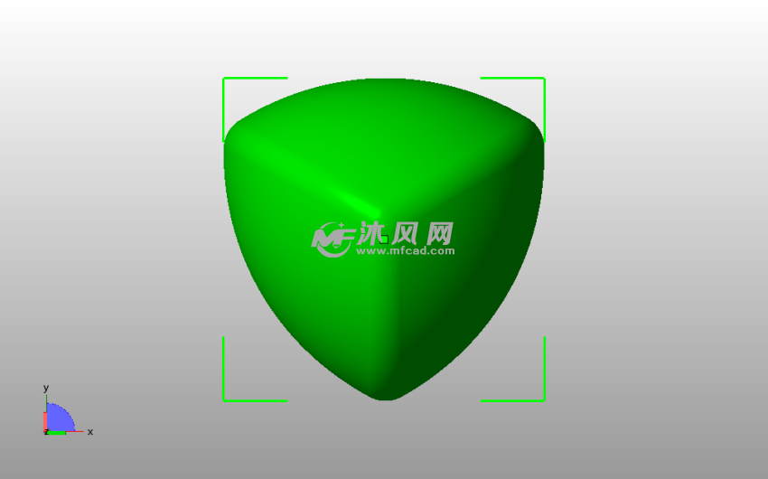 三角形陀螺仪俯视图