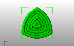 三角形陀螺仪底视图