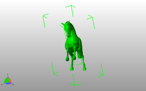 跳跃的骏马主视图