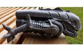 外星怪兽状滴水嘴实物图