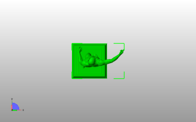 希腊大理石雕像俯视图