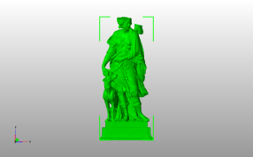 希腊女神雕像主视图