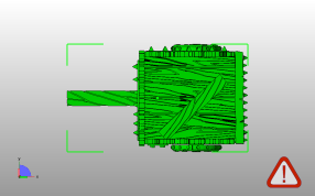 小木车模型俯视图