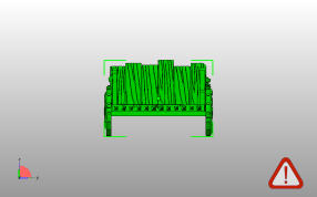 小木车模型后视图