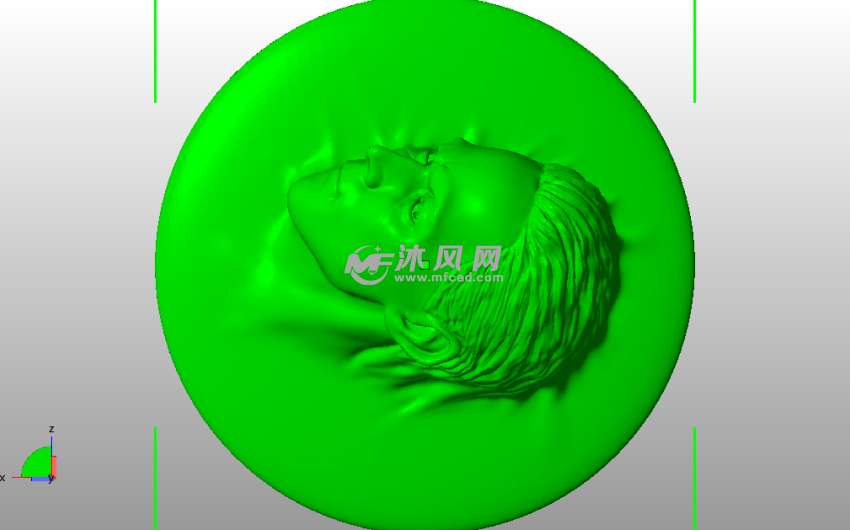 T-1000头像俯视图