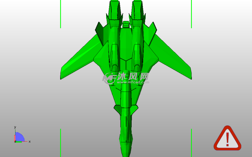 VF-19 Kai Valkyrie飞机俯视图