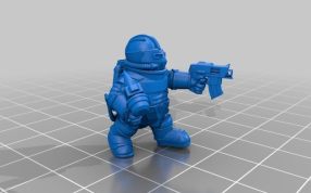 太空矮人手持短枪