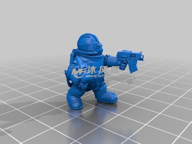 太空矮人手持短枪