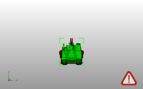 铲土机模型主视图