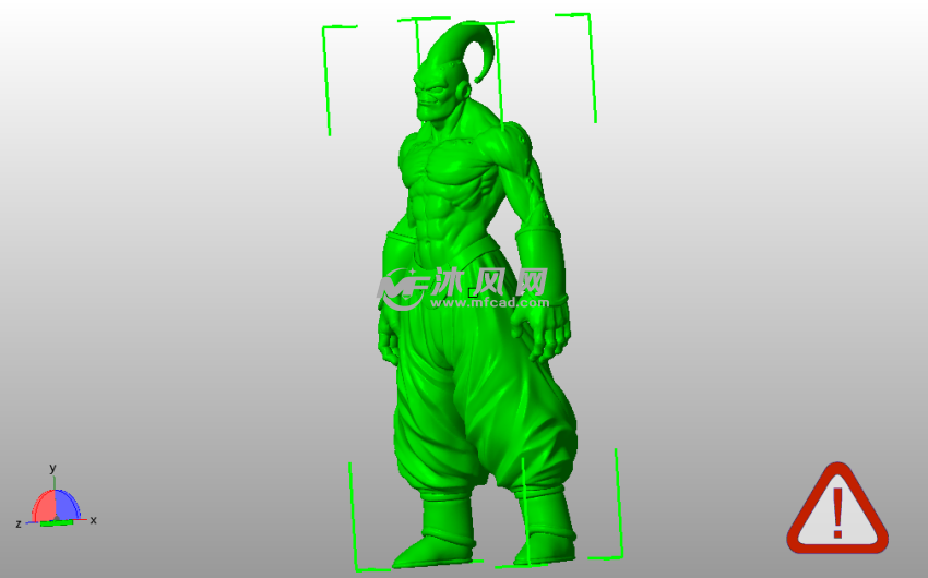 超级布模型斜视图