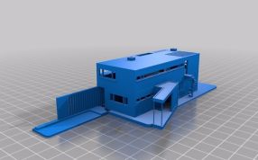 格罗佩斯住宅模型模型图