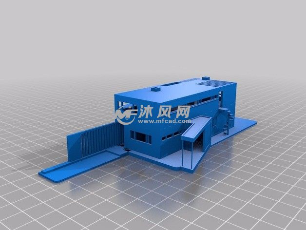 格罗佩斯住宅模型模型图