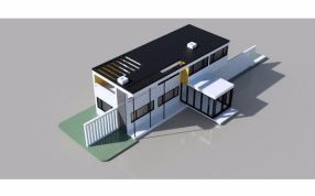 格罗佩斯住宅模型后视图