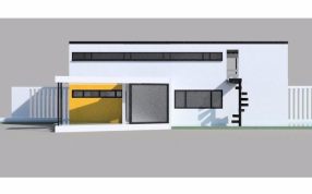 格罗佩斯住宅模型俯视图